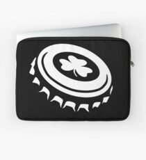 Shamrock Beer Cap Irish Drinking Gift Laptop Sleeve
