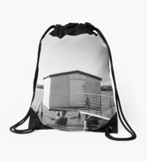 Boathouse, Maroochydore River, Maroochydore Qld Australia Drawstring Bag