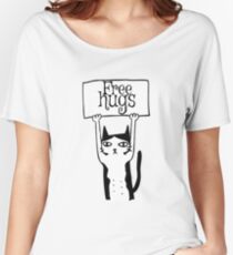 Check MEOWT cute retro cat Women's Relaxed Fit T-Shirt