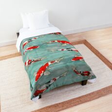 Le ballet des carpes koi Comforter