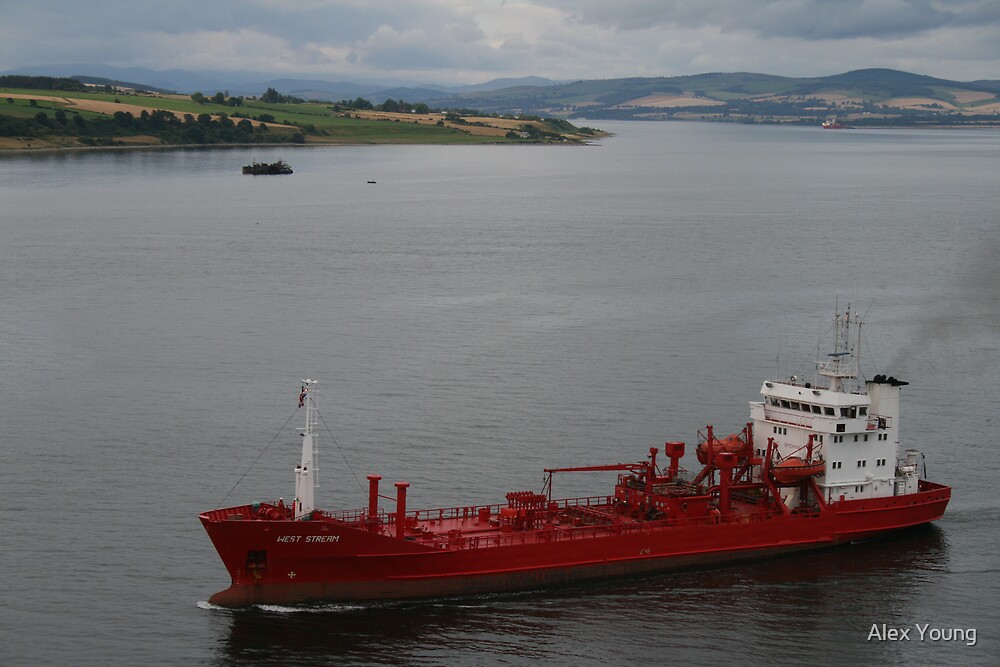 "MV West Stream loaded up at Queen's Dock Invergordon, Cromarty Firth