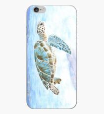 Meeresschildkröte unter Wasser iPhone-Hülle & Cover