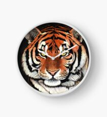 Tiger portrait Clock