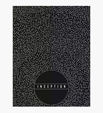 Inception Movie Poster Photographic Print