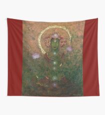 Green Tara Wall Tapestry