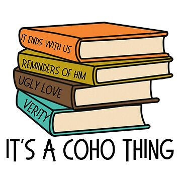 Colleen Hoover Books Sticker, Book Stack Sticker, Coho Sticker, It Ends  With Us, Colleen Hoover Fan, Verity Sticker, Ugly Love Sticker 