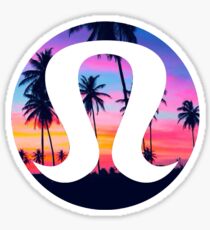 Lululemon Sunset Sticker
