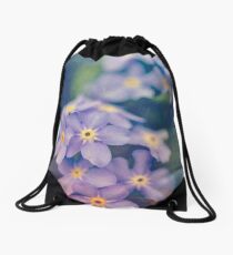 Forget Me Not Drawstring Bag