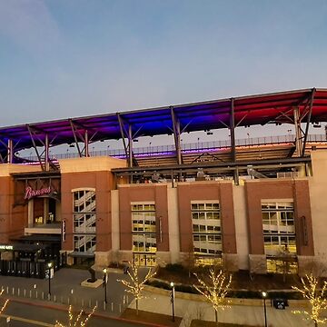 Truist Park Stadium Braves Atlanta Georgia Watercolor 