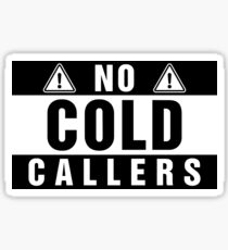 No Cold Callers Sticker