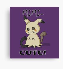 Mimi-CUTE! (Mimikyu) Canvas Print
