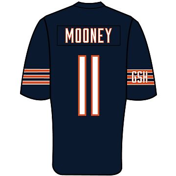 Darnell Mooney Jersey Pin for Sale by bsweat