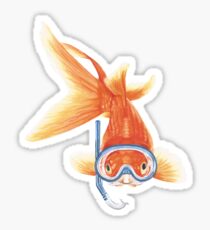 Goldfish Stickers | Redbubble