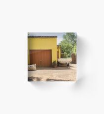 garage Acrylic Block