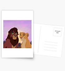 Kovu and Kiara Postcards