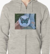 butterfly Zipped Hoodie
