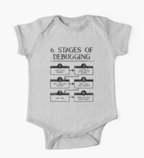 6 Stages Of Debugging Computer Programming One Piece - Short Sleeve