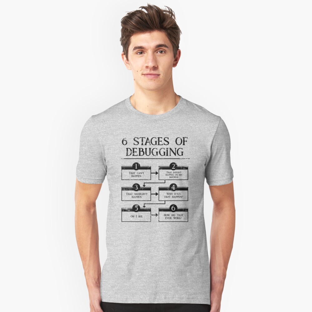 6 etapas de depuración Camiseta ajustada