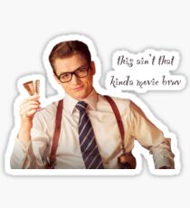this aint that kinda movie bruv sticker Sticker