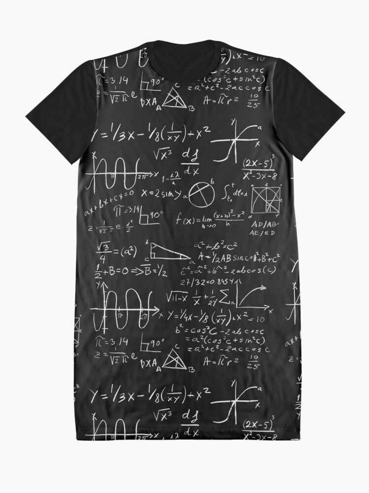 Alternate view of Math Graphic T-Shirt Dress