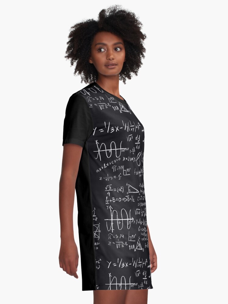 Alternate view of Math Graphic T-Shirt Dress