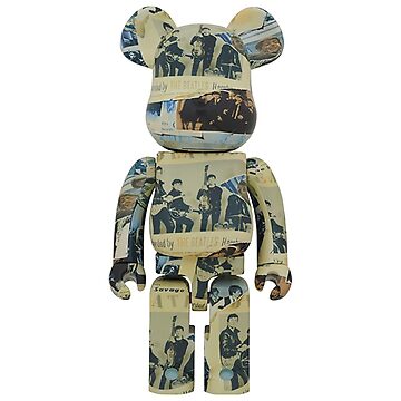 Blue Camo Bearbrick Sticker for Sale by alarouche