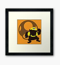 Wario (Mario) - Sunset Shores Framed Print