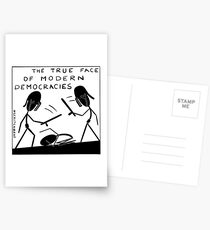 true_face_of_democracy Postcards