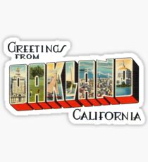 Greetings from Oakland, California 1 Sticker
