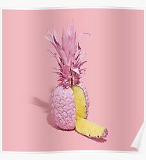 pink pineapple Poster