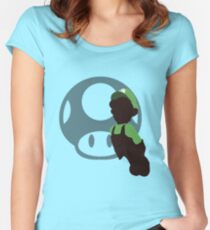 Luigi (Mario) - Sunset Shores Women's Fitted Scoop T-Shirt