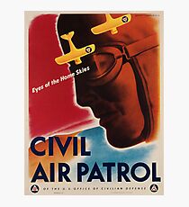 Vintage poster - Civil Air Patrol Photographic Print