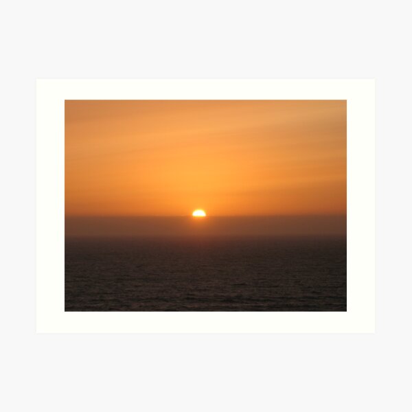 Creamsicle Sky Art Print