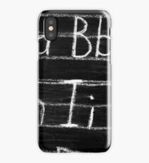 Teacher Blackboard Alphabet iPhone Case