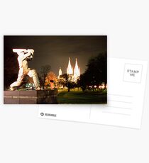 The Don! Statue at the entrance of Adelaide cricket grounds. Postcards