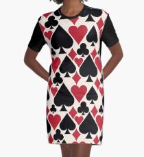 Casino Fun Graphic T-Shirt Dress