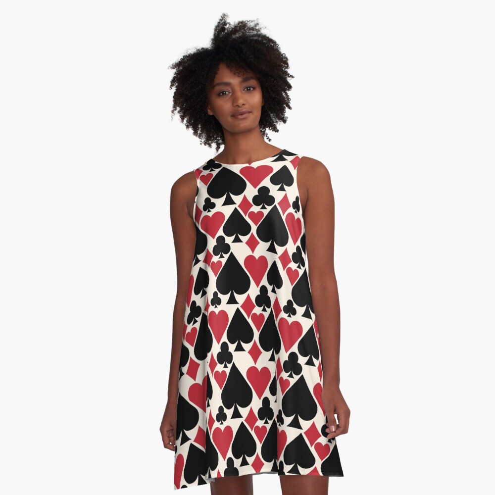 Casino Fun A-Line Dress