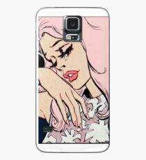 Funda/vinilo para Samsung Galaxy Pop art comic niña llorando