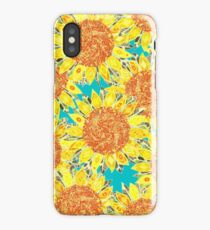 sunflower field iPhone Case