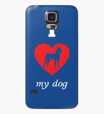 Miniature Pinscher - I Love My Dog Case/Skin for Samsung Galaxy