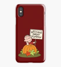 Welcome Great Pumpkin iPhone Case/Skin