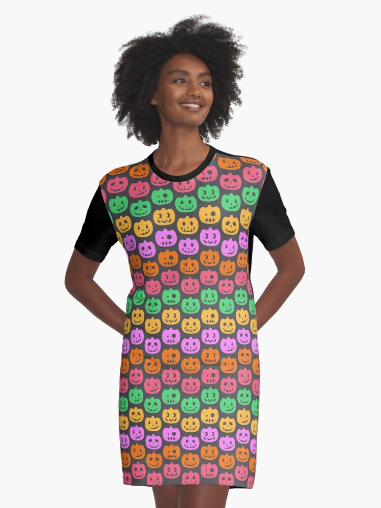 pumpkin t shirt dress