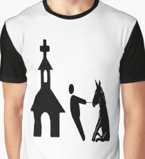 church man horse Graphic T-Shirt