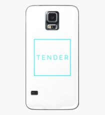 White Tender Border Case/Skin for Samsung Galaxy