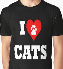 I love cats Graphic T-Shirt
