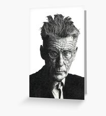 Samuel Beckett - Irish Author Greeting Card