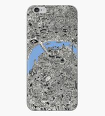 London Map Drawing iPhone Case