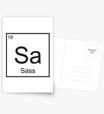 The Element of Sass Postcards