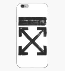 Off white Brushed arrows iPhone Case