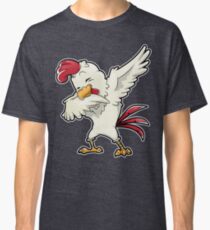 Dabbing Chicken Shirt Dab Dance Chickens Funny Farming Farm Poultry Gifts T-shirt for Farmers or Chicken Lovers Classic T-Shirt
